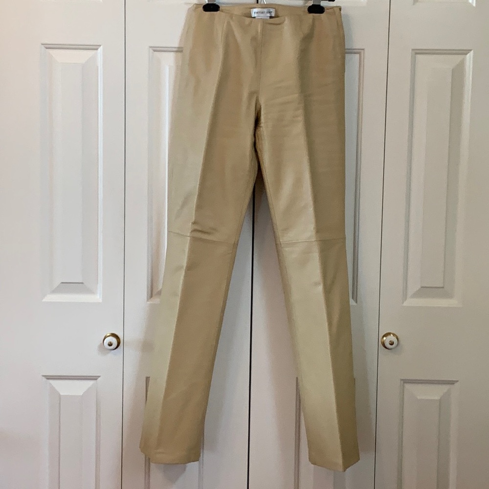 Tan Leather Pants